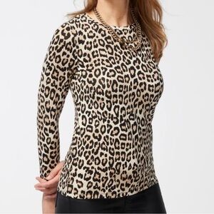 Chico’s Leopard Print long sleeve Blouse